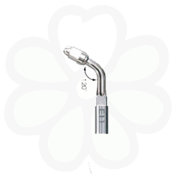 E11 - эндодонтическая насадка к скейлерам Varios для файлов 120°, для передних зубов