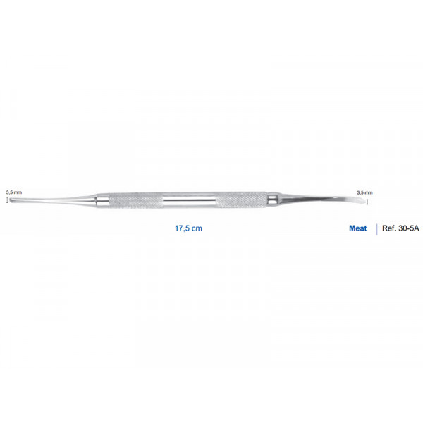 Распатор Meat, 17,5 см, 3,5-3,5 мм., HLW Dental Instruments (Германия)