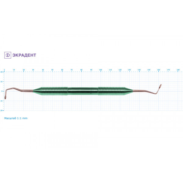 07-19 - гладилка фиссурная "плагер" 1,6/1,6, Экрадент (Россия)