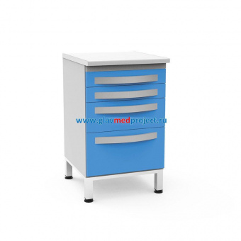 П-04 С 4 Модуль с 4 выдвижными ящиками, АБ Мед (Россия)