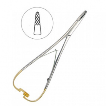 Иглодержатель клювовидный 14 см, HLW Dental Instruments (Германия)