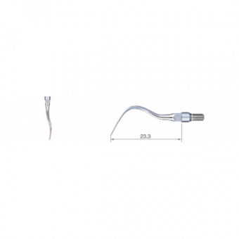 S21L - насадка для обработки корневых каналов (с наклоном влево) для пародонтологического лечения