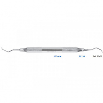Скейлер парадонтологический, форма M 23A, ручка диаметр 8 мм