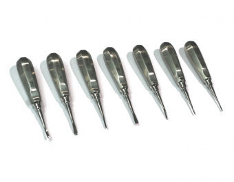 Набор элеваторов для удаления корней зубов, 7 шт, Legrin(Пакистан)