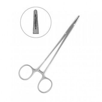 Хирургический иглодержатель Гегара Mayo-Hegar, 160 мм, HLW Dental Instruments (Германия)