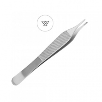 Пинцет хирургический Adson, 120 мм., HLW Dental Instruments (Германия)